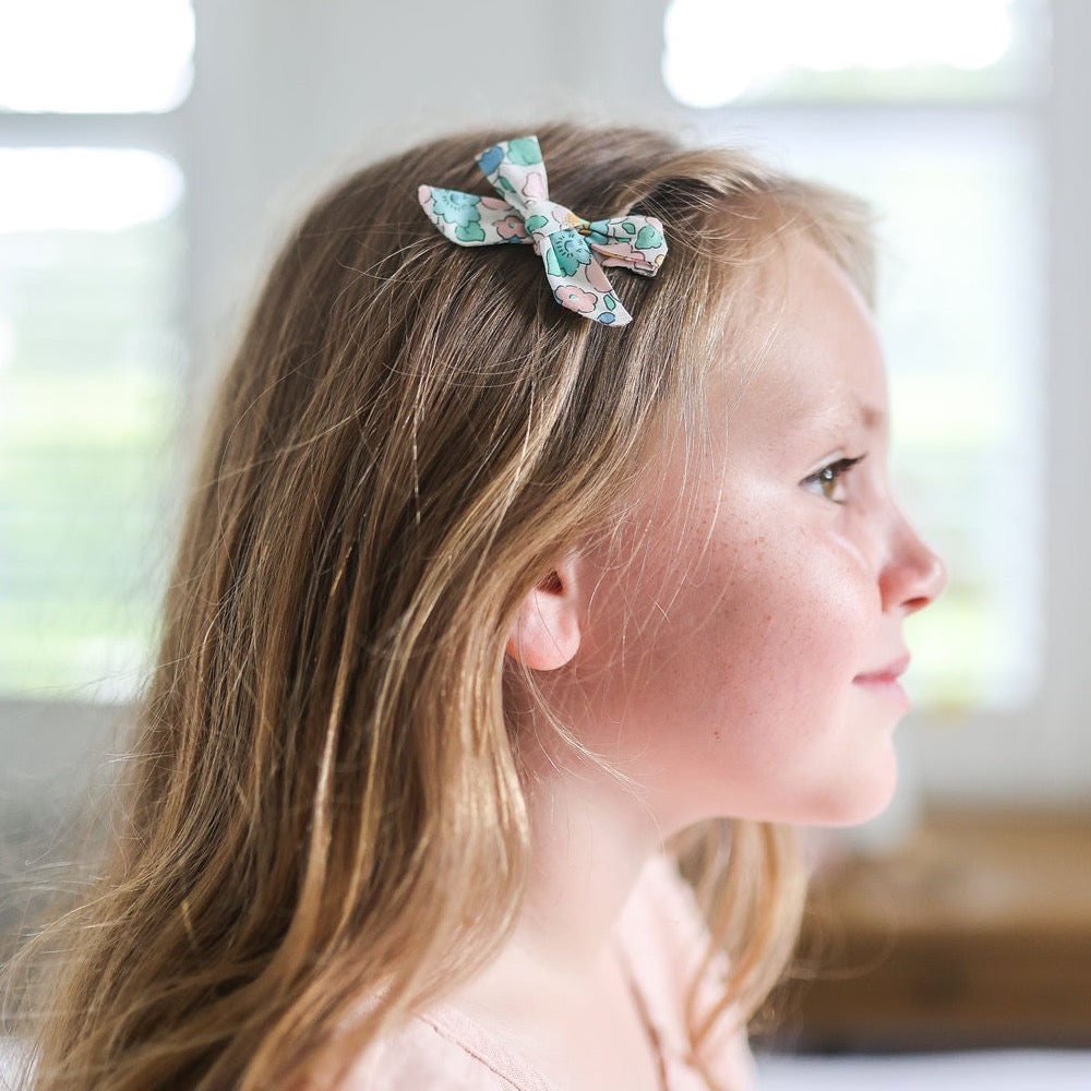 Sage Petite Bow Clip // Limited Edition