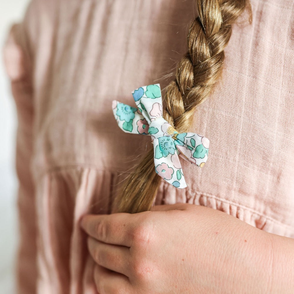 Sage Petite Bow Clip // Limited Edition