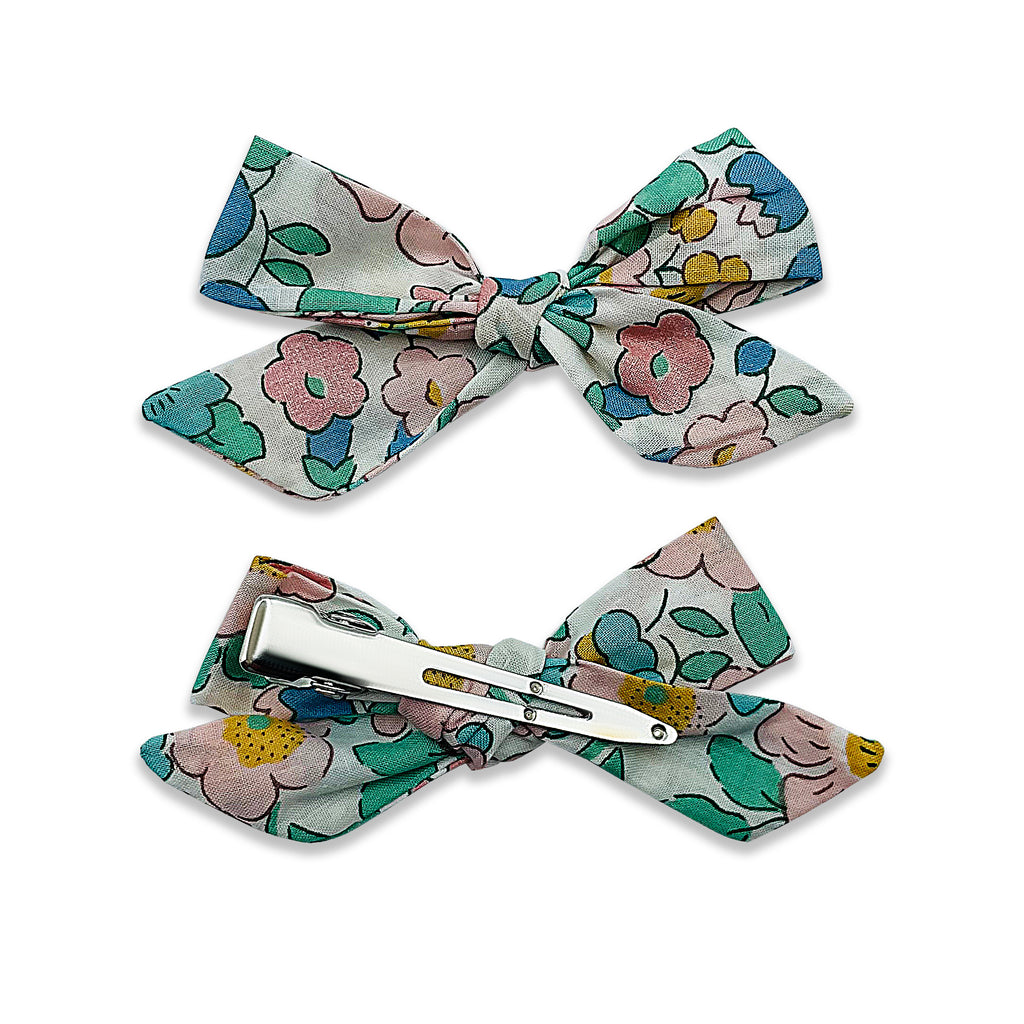 Sage Petite Bow Clip // Limited Edition